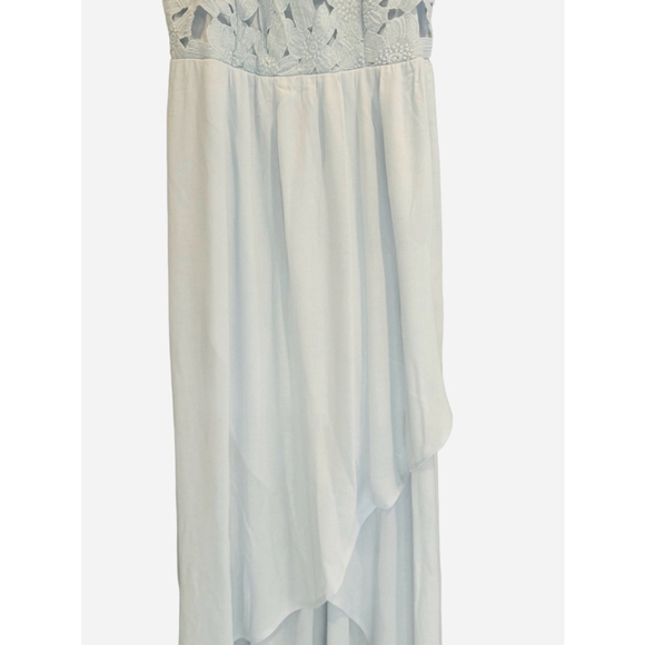 Blush Noir Women’s Blue Lace Maxi Dress Size M - Picture 3 of 8